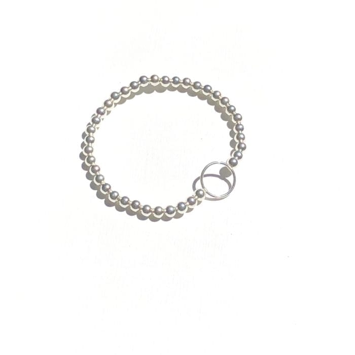 Indy & Noa silver Circle of Life bracelet