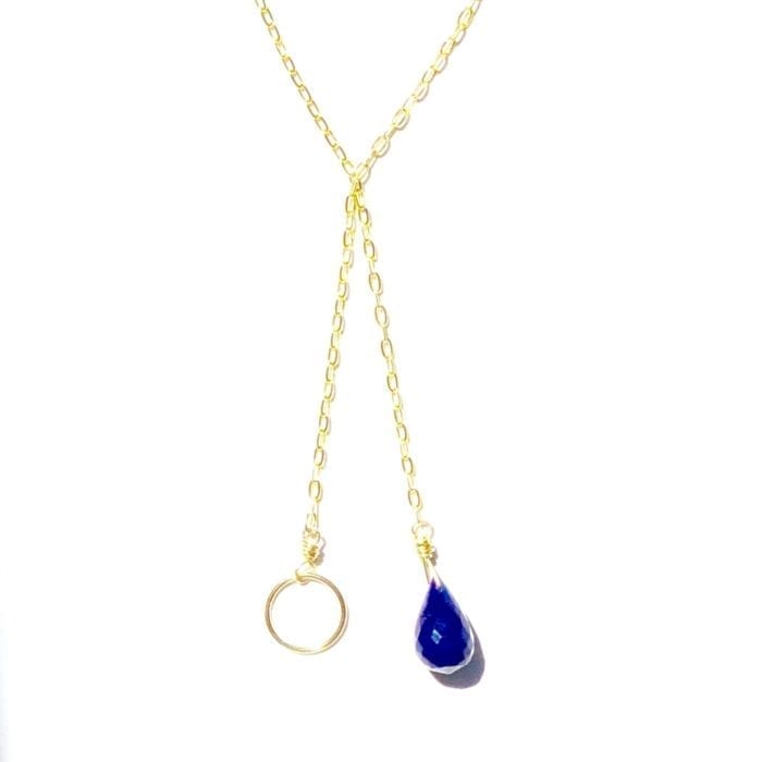 Indy & Noa Lapis Lazuli & Circle of Life necklace