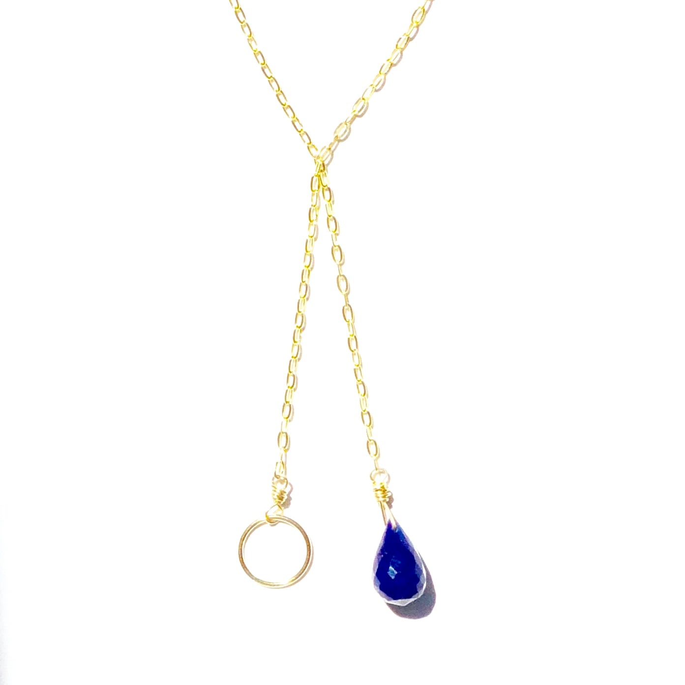 Indy & Noa Lapis Lazuli & Circle of Life necklace