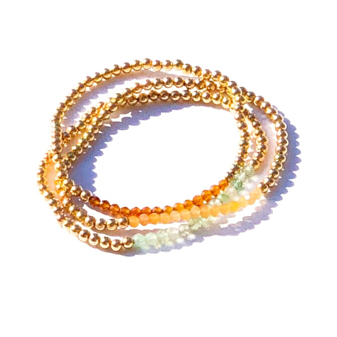 Indy & Noa Goldfilled bracelets