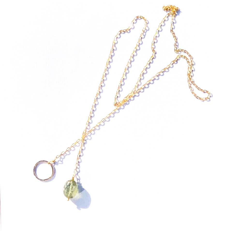 Indy & Noa goldfilled Tourmaline necklace