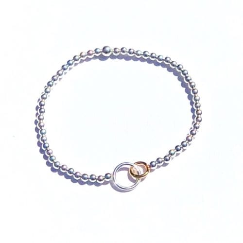 Connected as we are silver bracelet