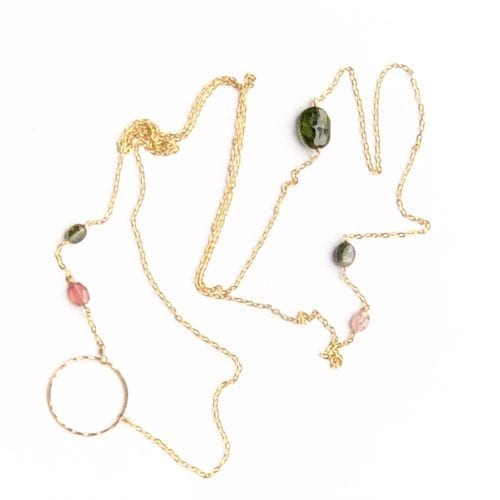 Indy & Noa Goldfilled Tourmaline necklace