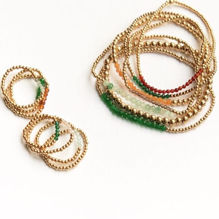 Indy & Noa mini gemstone jewelry