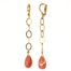 Indy & Noa goldfilled Rhodochrosite earrings