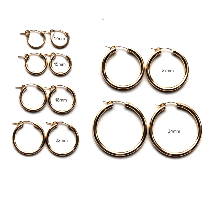Indy&Noa goldfilled hoops